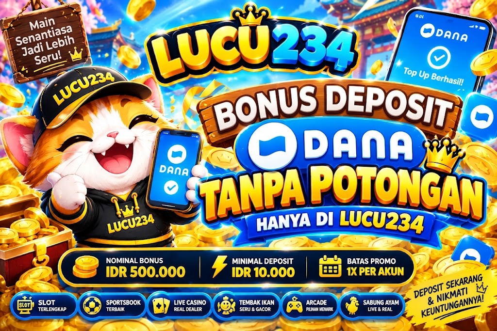 DEPOSIT VIA DANA TANPA POTONGAN